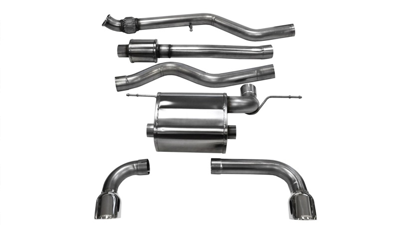 BMW 335i Performance Exhaust - Dual Rear - CORSA Performance - Cat Back Touring - Polished - `12-`16